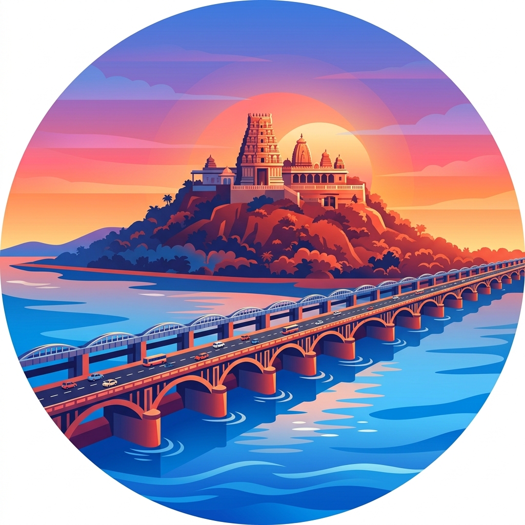 Vijayawada Durgamma Temple & Prakasam Barrage